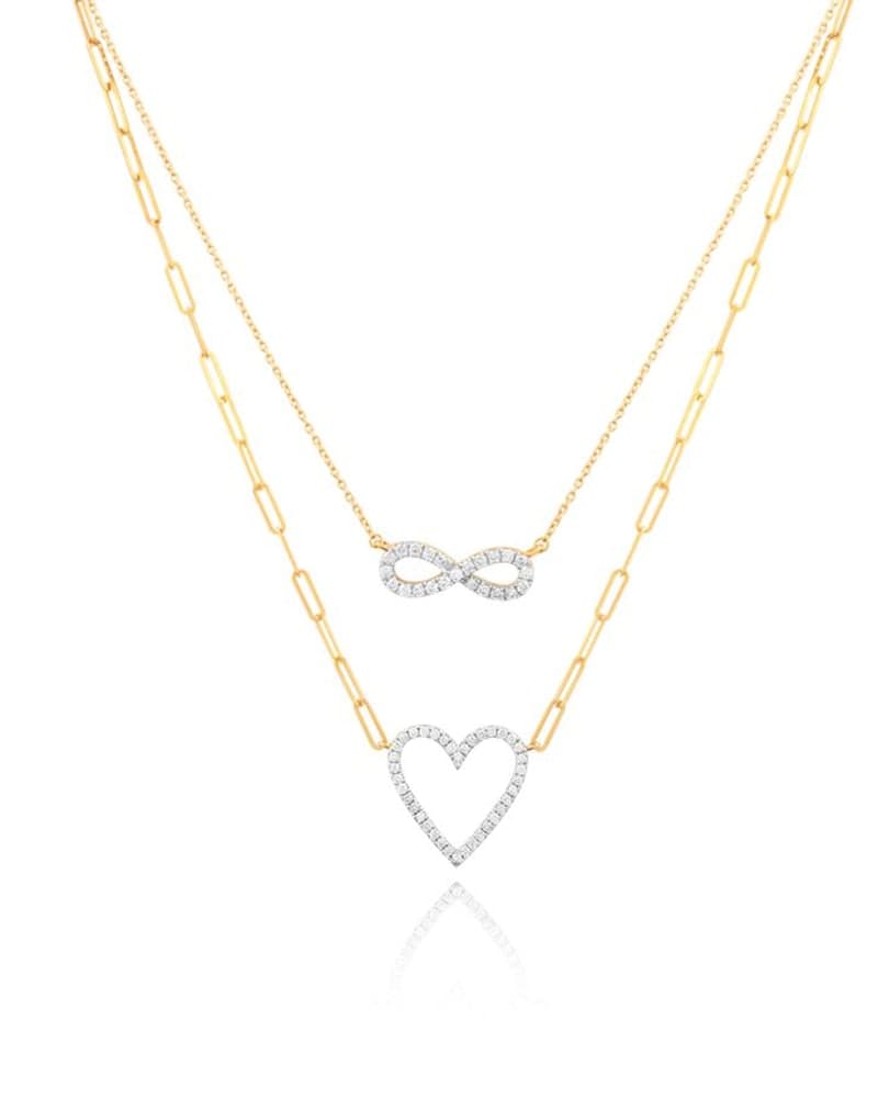 Regal Sculpted Finish Multi-Layer Necklace