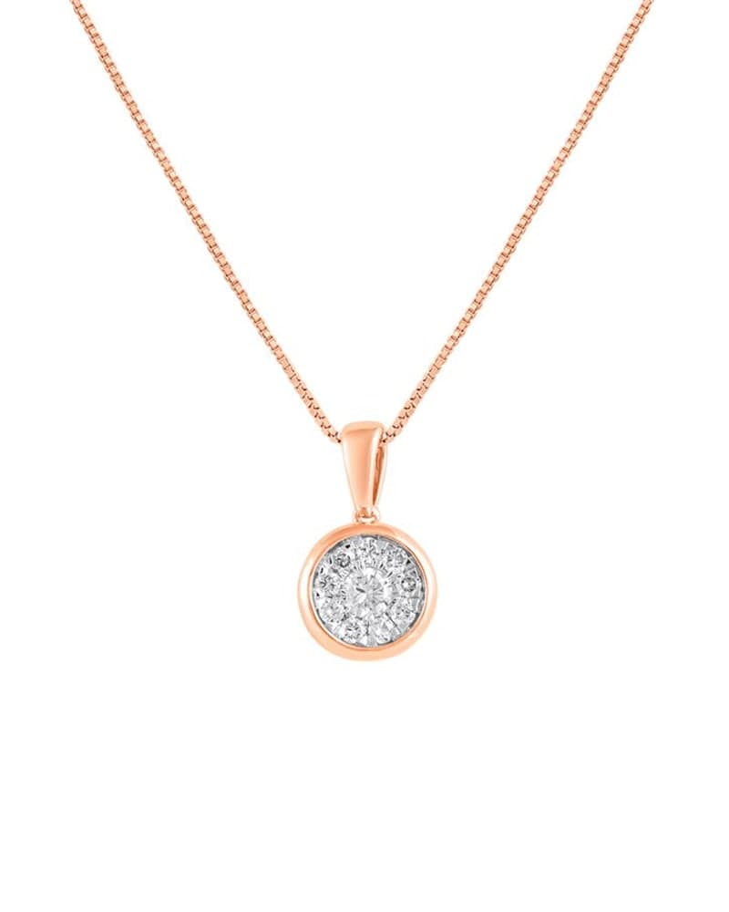Gorgeous Geometric Rose Gold Necklace