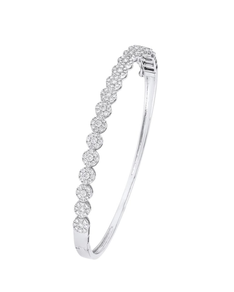 Striking Oval Diamond Bracelet